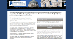 Desktop Screenshot of indianafiscal.org